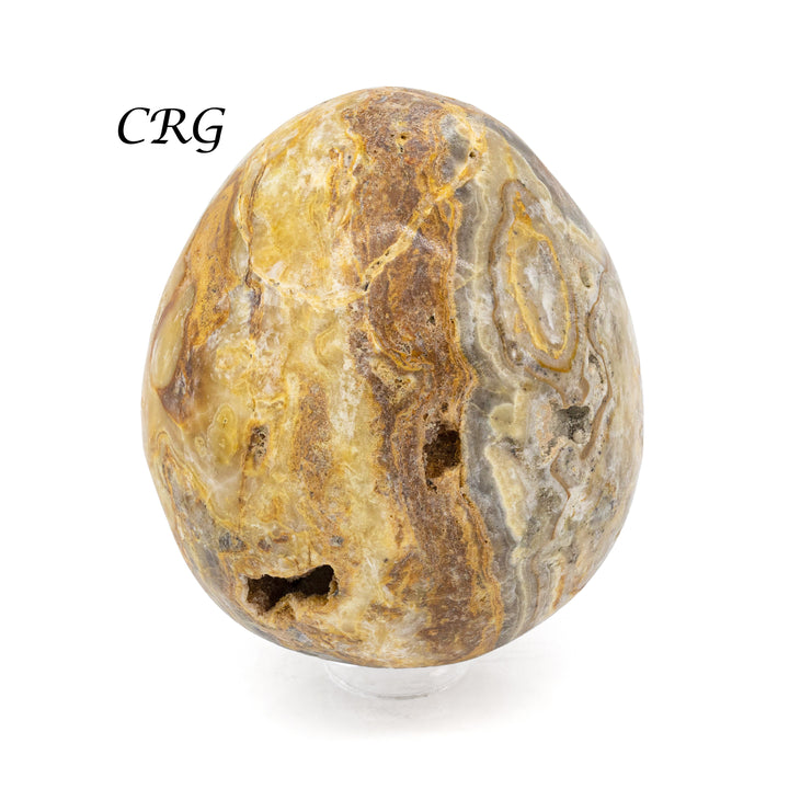 Yellow Banded Onyx Eggs (1 Kilogram) Size 2 to 5 Inches Bulk Wholesale Lot Crystal Gemstone Shapes