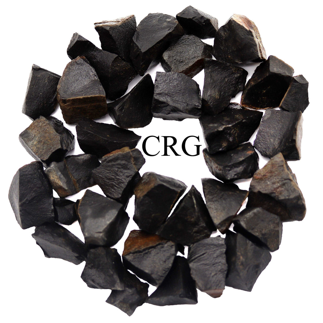 Black Agate Rough Rock (Size 25 to 40 mm)