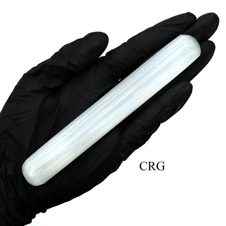 Selenite Massage Wand (4 Pieces) Size 5 to 6 Inches Crystal StickCrystal River Gems