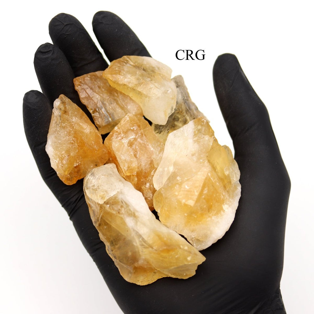Rough Citrine (30 - 60 mm) (5 Kilograms) Rough Citrine Crystal Wholesale LotCrystal River Gems