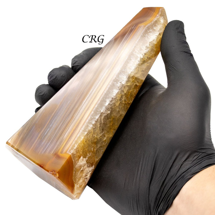 Agate Towers Mixed Shapes (1 Kilogram) Size 6 to 7.5 Inches Standing Crystal Gemstone PointsCrystal River Gems