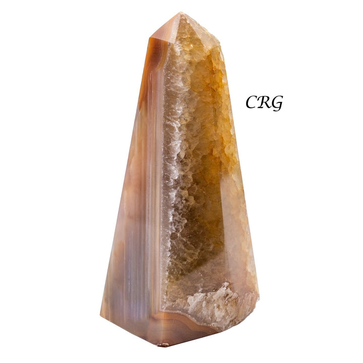 Agate Towers Mixed Shapes (1 Kilogram) Size 6 to 7.5 Inches Standing Crystal Gemstone PointsCrystal River Gems