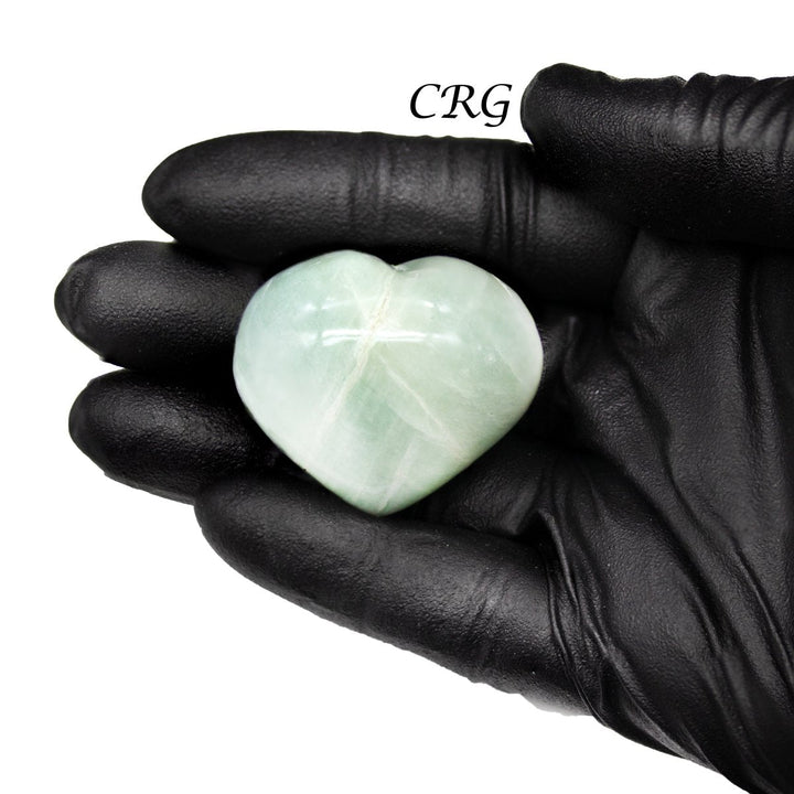 Amazonite Pale Puffy Heart (5 Pieces) Size 1 to 2 Inches Crystal Gemstone ShapeCrystal River Gems