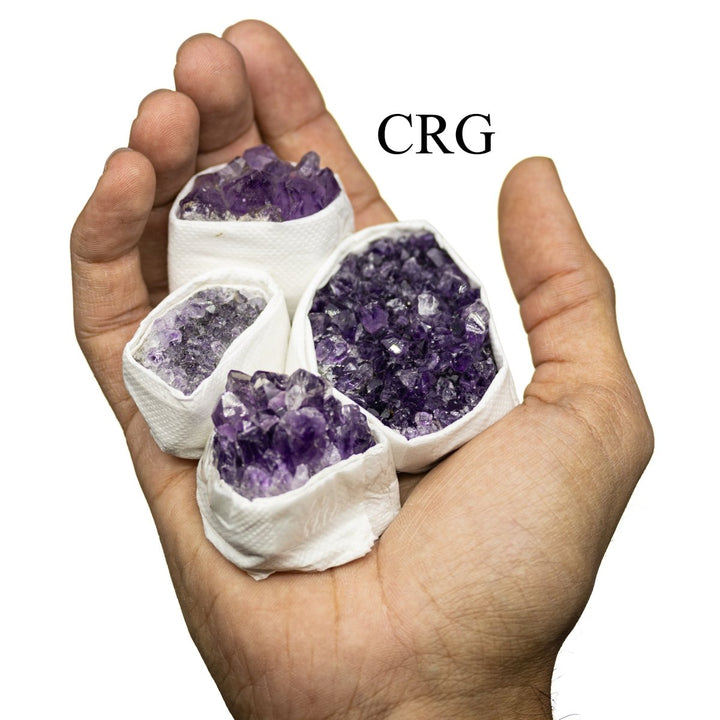 Amethyst Druzy Medium Flat (1 Flat) Size 1 to 3 Inches Bulk Wholesale Lot Crystal MineralsCrystal River Gems