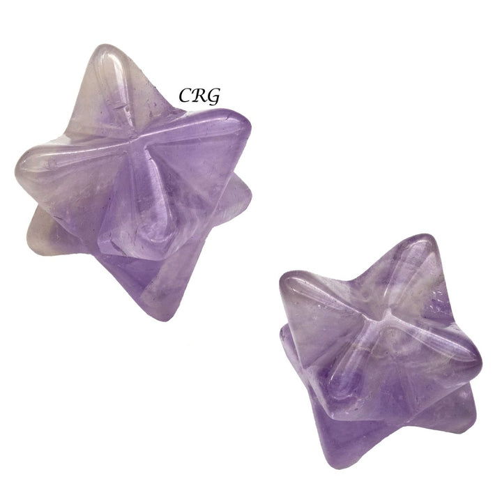 Amethyst Mini Merkabas (5 Pieces) Size 18 mm Small Gemstones MineralsCrystal River Gems