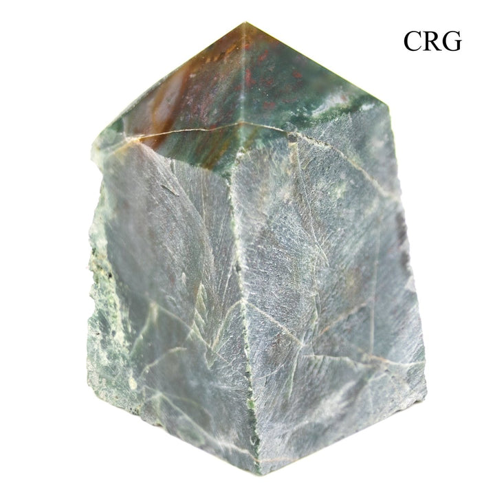 Bloodstone Top Polished Points (1 Kilogram) Size 1.5 to 3 Inches Crystal Gemstone TowersCrystal River Gems