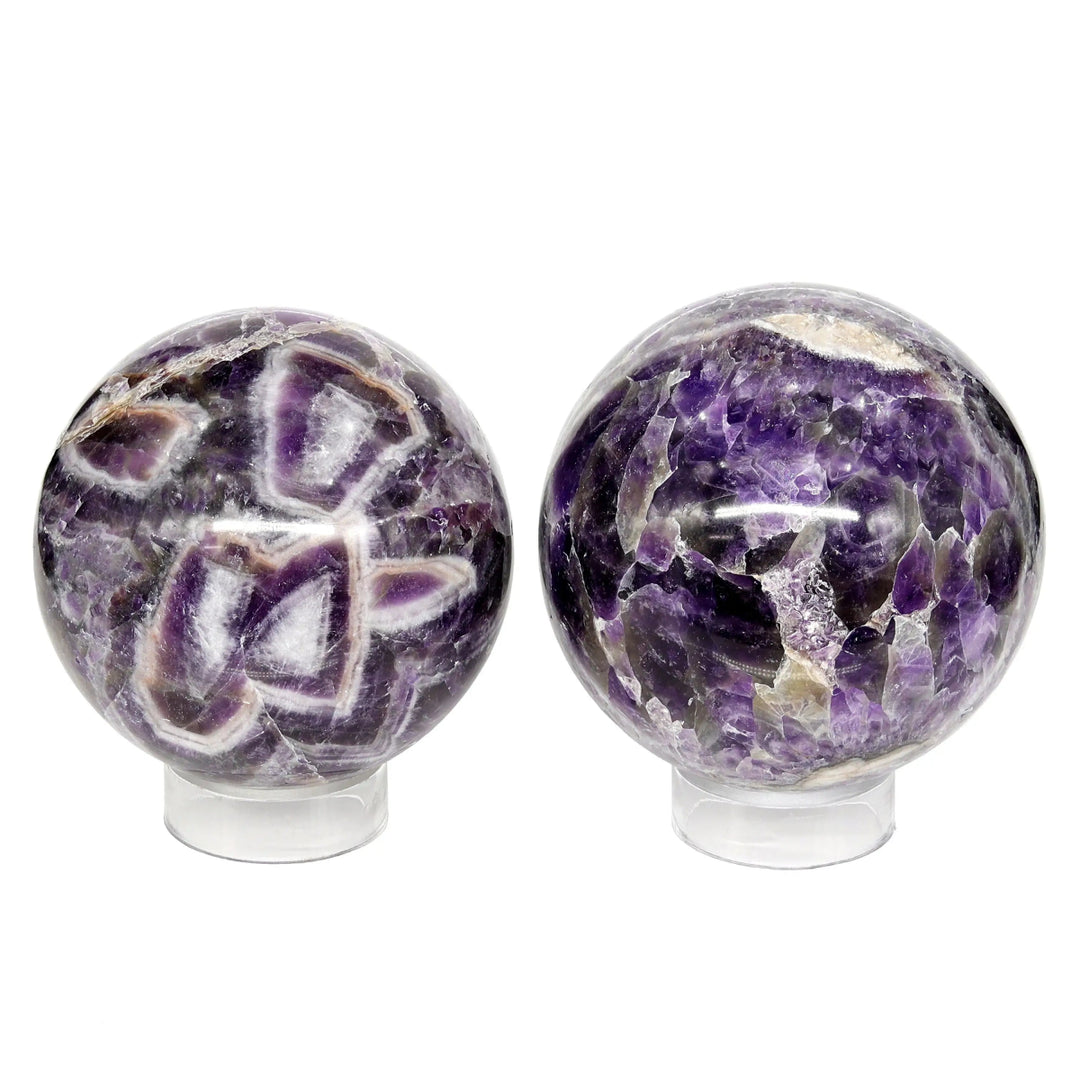 Chevron Amethyst Sphere (1 Piece) (60 to 80 millimeters)Crystal River Gems