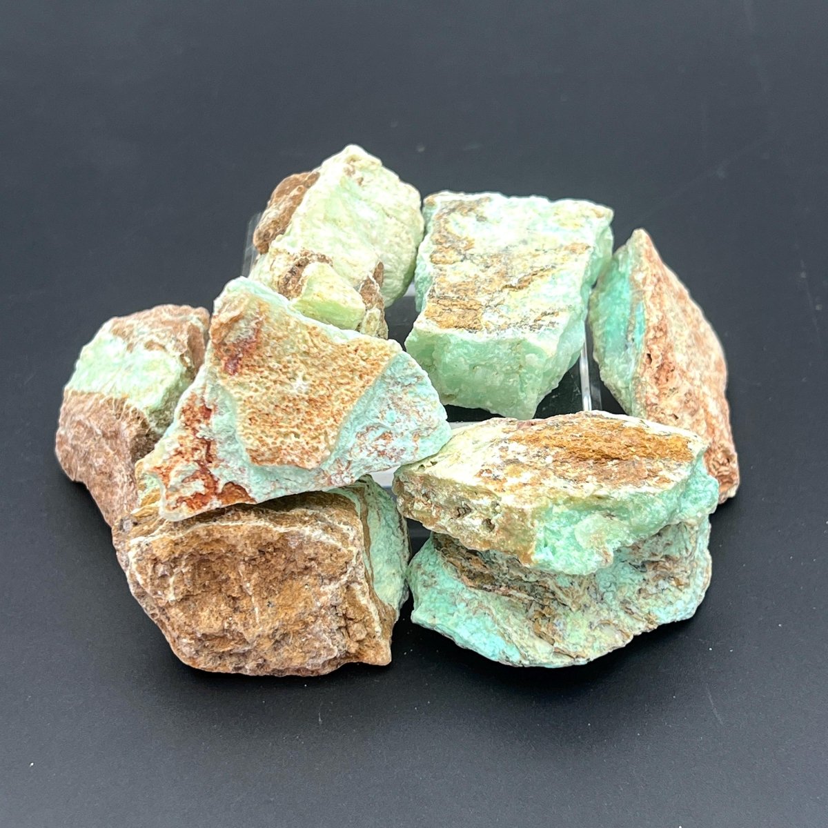 Chrysoprase Rough Bulk Stones On Matrix