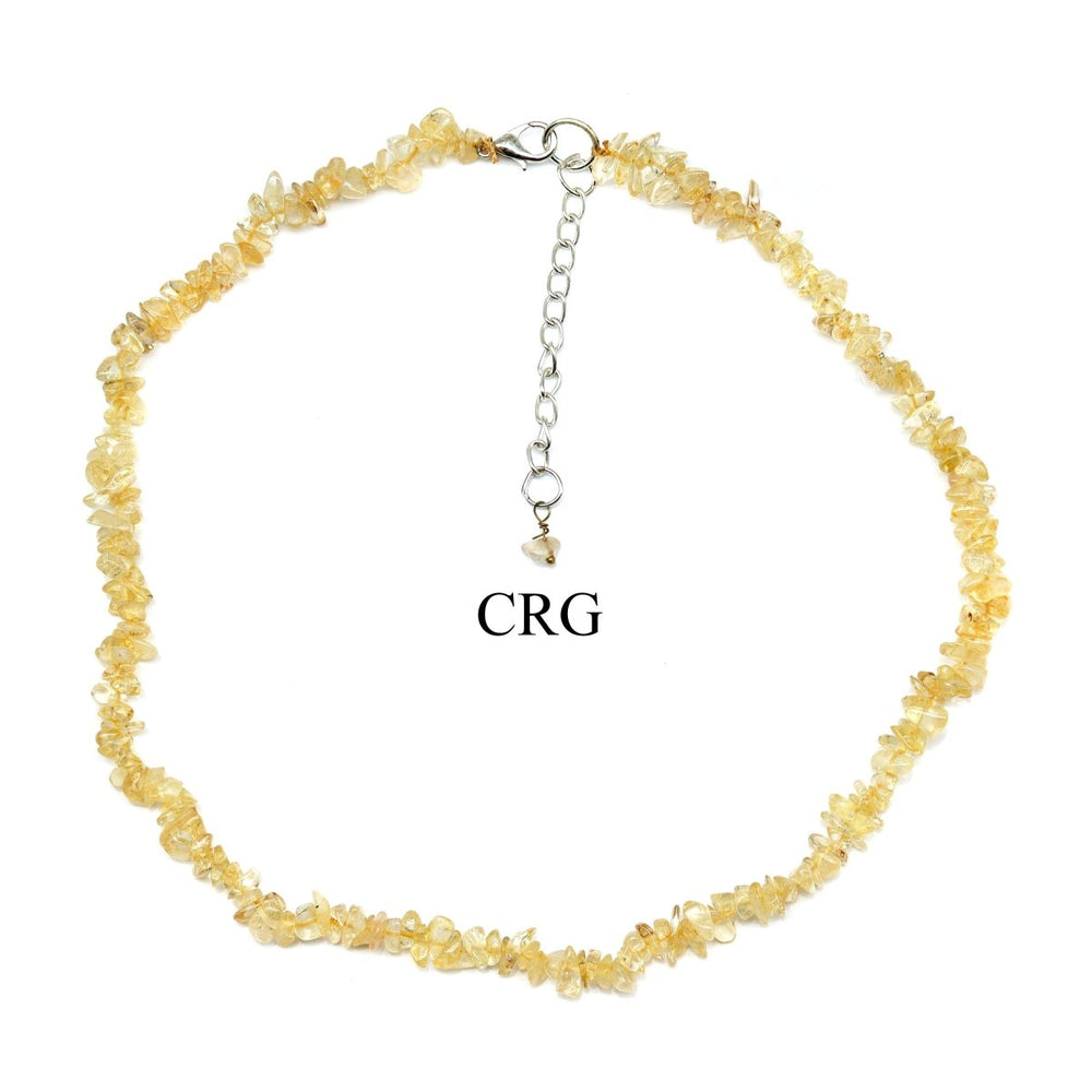 Citrine Strand Chip Choker Necklace (16 Inches) (4 Pieces)Crystal River Gems