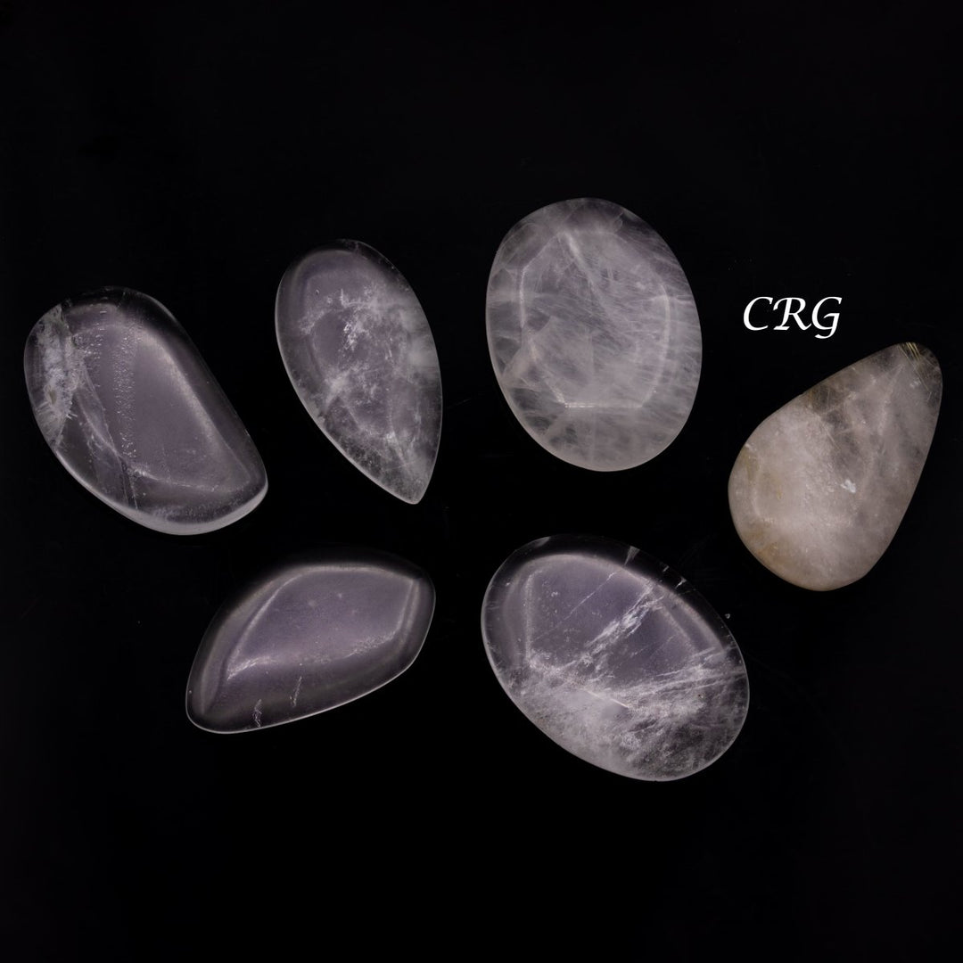 Clear Quartz Cabochons (75 Grams) Mixed Sizes Bulk Wholesale Lot Crystal Minerals