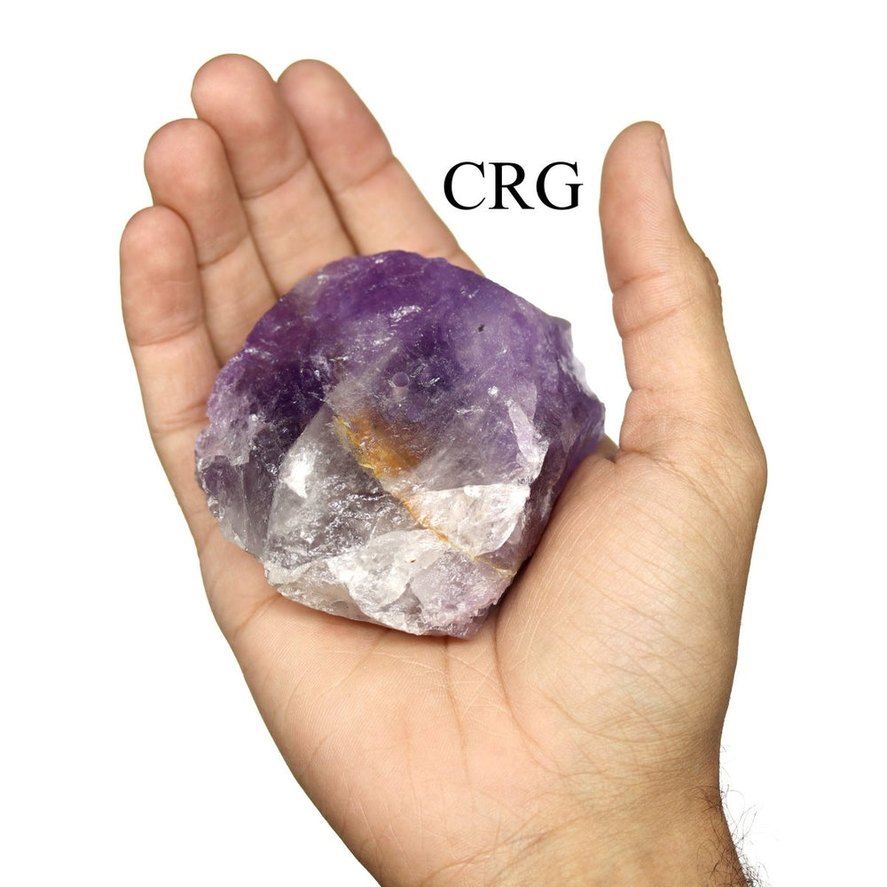 Amethyst Rough Incense Holder (1 Piece) Size 2.5 to 3.5 Inches Felt Base Crystal DecorCrystal River Gems