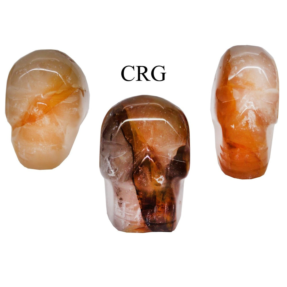 Golden Healer Quartz Skull (5 Pieces) Size 30 mm Crystal Gemstone Carvings