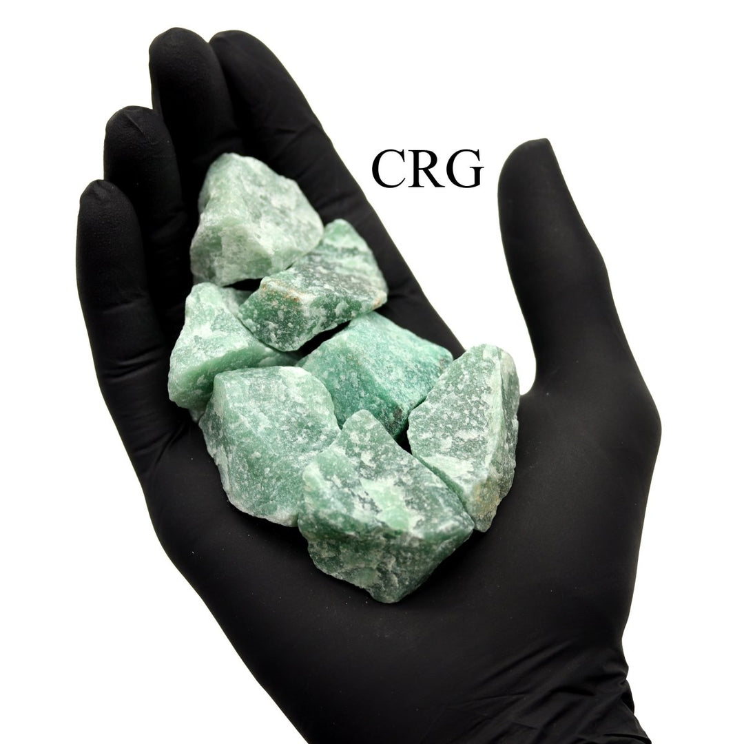 Green Quartz Rough Flat (24 Pieces) Size 1 to 1.5 Inches Bulk Wholesale Lot Crystal MineralsCrystal River Gems