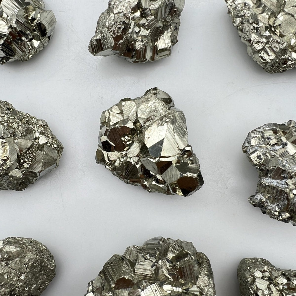 High Quality Cubic Cocada Pyrite 25 - 50mm AVGCrystal River Gems
