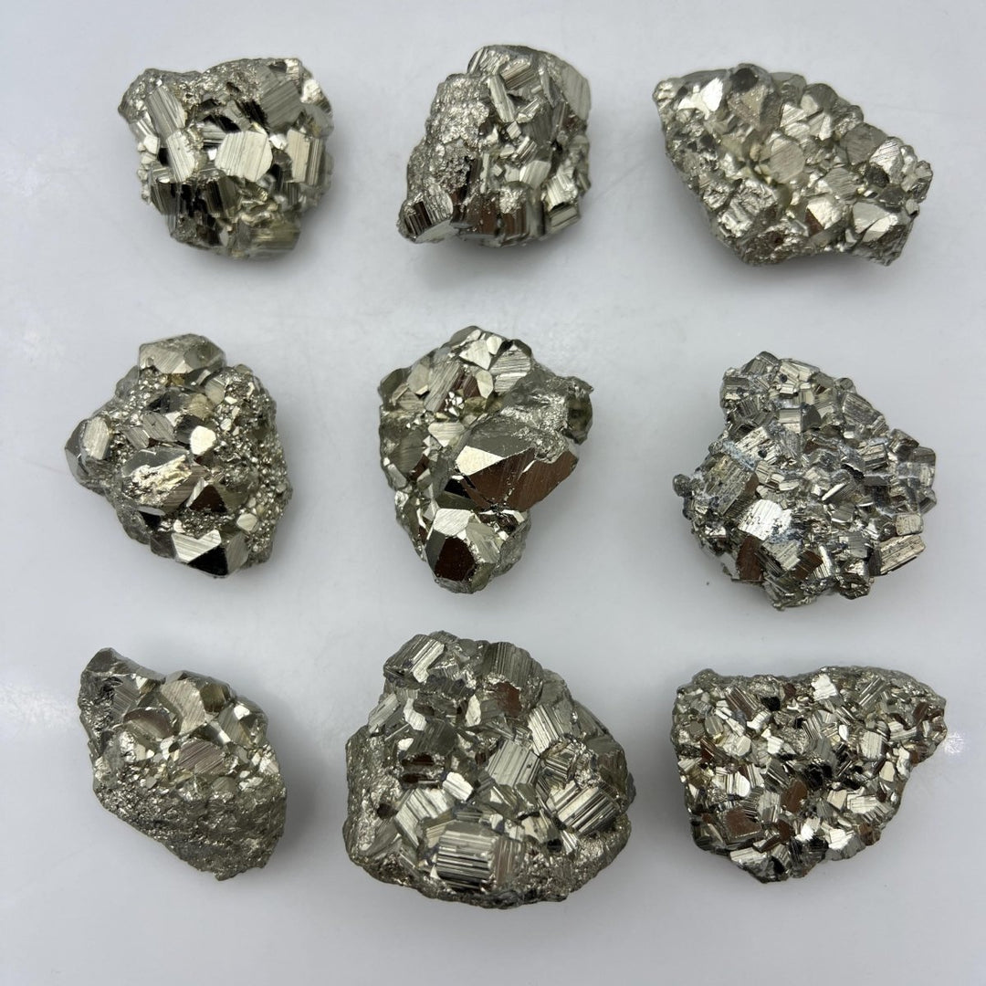 High Quality Cubic Cocada Pyrite 25 - 50mm AVGCrystal River Gems