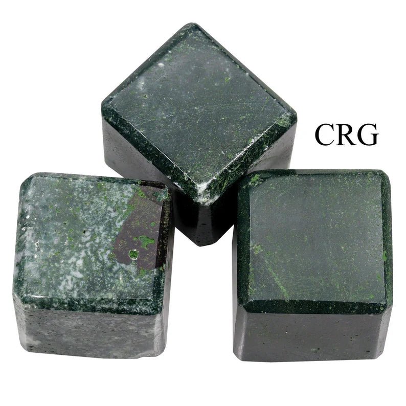 Kambaba Galaxy Jasper Cube (4 Pieces) Size 30 to 40 mm Crystal Gemstone Shape