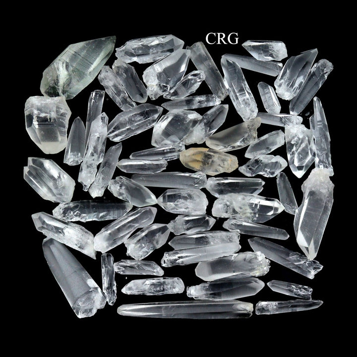 Laser Quartz Points (1 Pound) Size 0.5 to 2.5 Inches Clear Crystal Gemstone LotCrystal River Gems