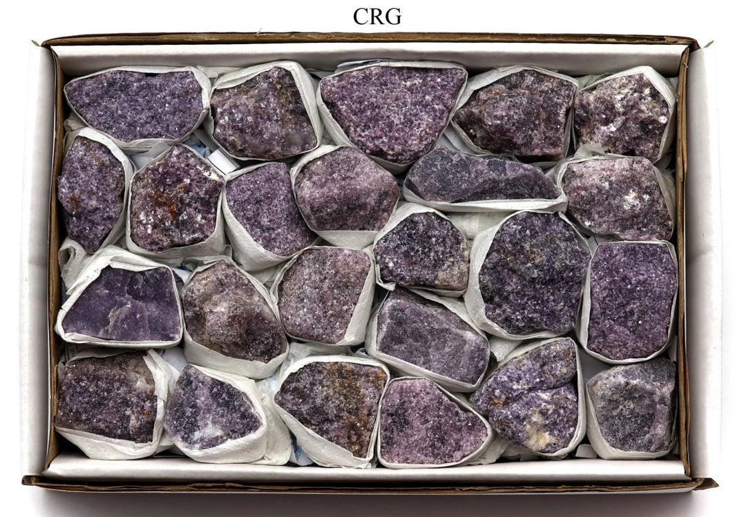 Lepidolite Rough Medium Flat (1 Flat) Size 1 to 2 Inches Bulk Wholesale Lot Crystal Minerals