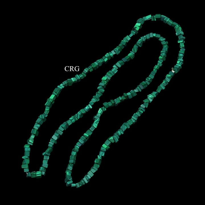 Malachite - Inspired Strand Chip Necklace (1 Piece) Size 32 Inches Long Crystal JewelryCrystal River Gems