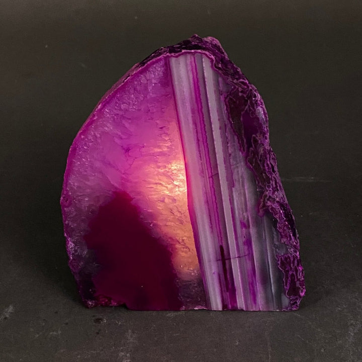 Mixed Agate Large Tea Light Candle HolderCrystal River Gems