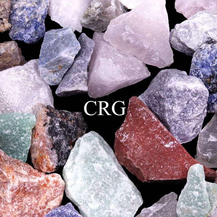 Mixed Crystal Rough (1 Kilogram) Size 20 to 40 mm Bulk Wholesale Lot Gemstone MineralsCrystal River Gems