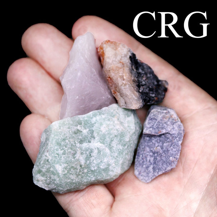 Mixed Crystal Rough (1 Kilogram) Size 20 to 40 mm Bulk Wholesale Lot Gemstone MineralsCrystal River Gems