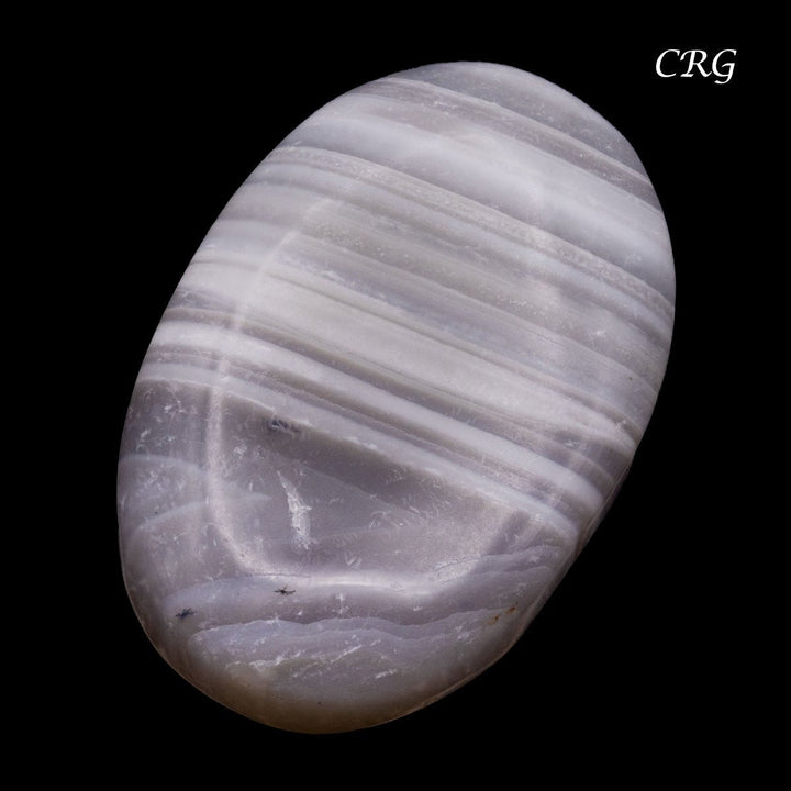 Onyx Gray Banded Cabochons (75 Grams) Mixed Sizes Bulk Wholesale Lot Crystal MineralsCrystal River Gems