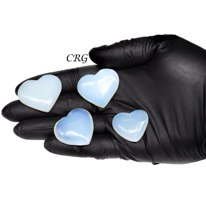 Opalite Puffy Heart (1 Piece) Size 1 to 1.5 Inches Crystal Gemstone ShapeCrystal River Gems