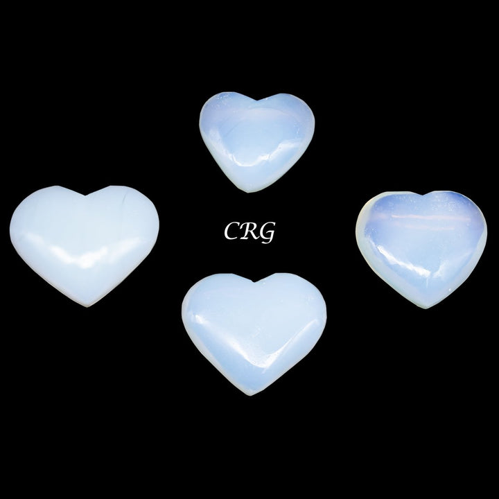 Opalite Puffy Heart (1 Piece) Size 1 to 1.5 Inches Crystal Gemstone ShapeCrystal River Gems