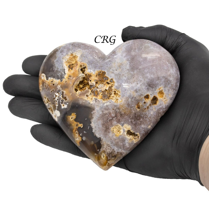 Pink Amethyst Hearts (1 Kilogram) Size 2 to 5 Inches Large Crystal Gemstone ShapeCrystal River Gems