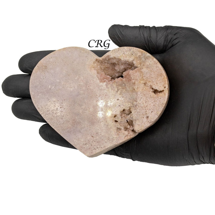 Pink Amethyst Hearts (1 Kilogram) Size 2 to 5 Inches Large Crystal Gemstone ShapeCrystal River Gems