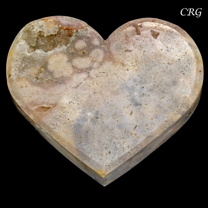 Pink Amethyst Hearts (1 Kilogram) Size 2 to 5 Inches Large Crystal Gemstone ShapeCrystal River Gems