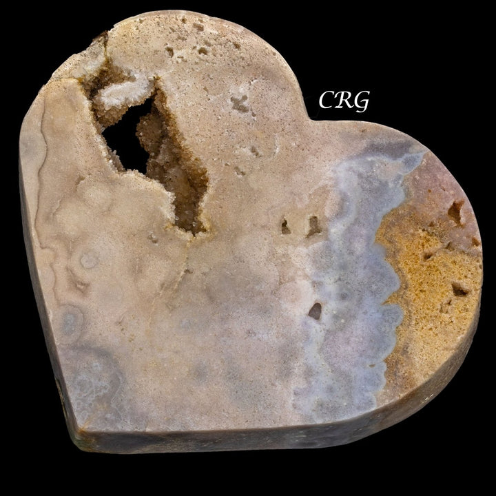 Pink Amethyst Hearts (1 Kilogram) Size 2 to 5 Inches Large Crystal Gemstone ShapeCrystal River Gems