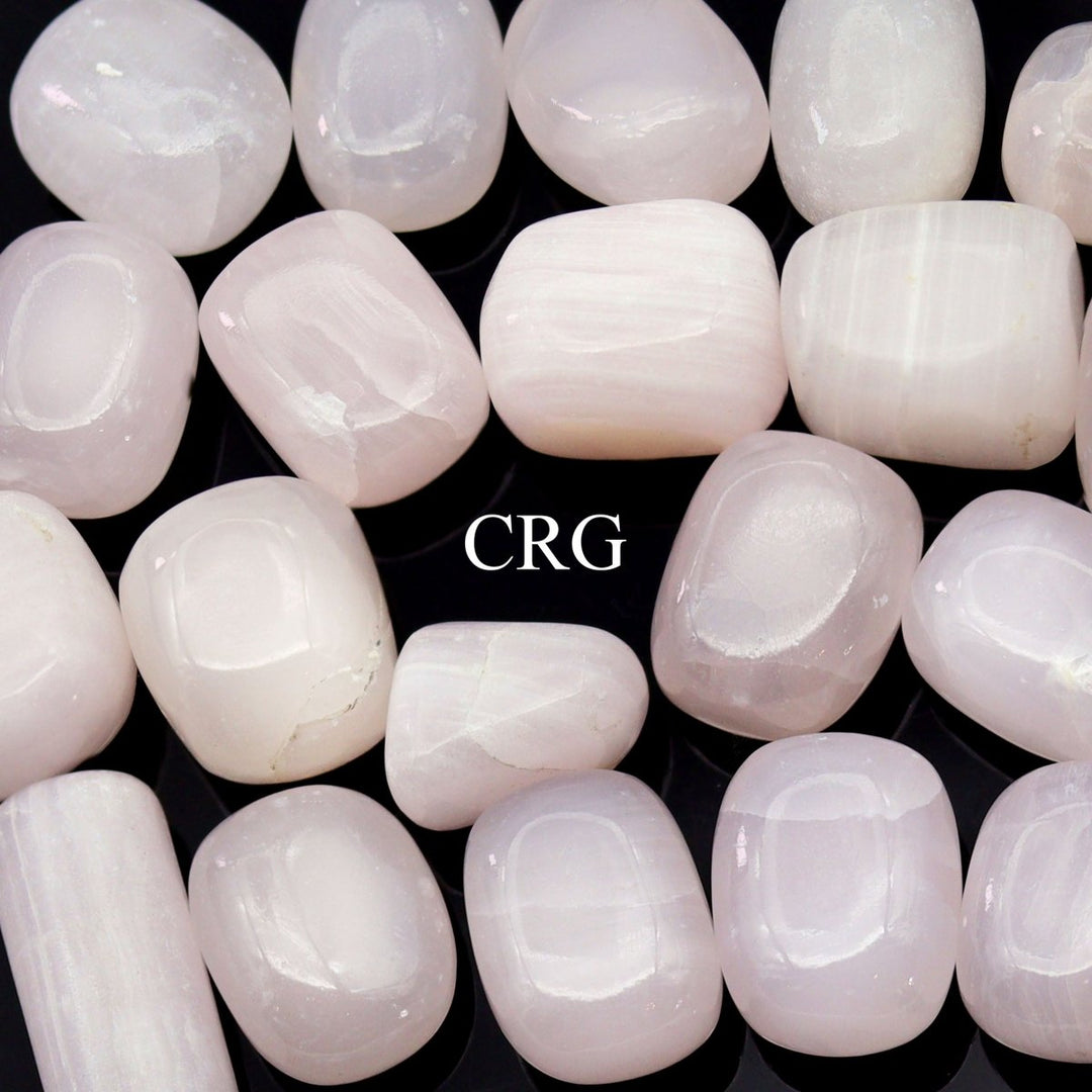 Pink Mangano Calcite Tumbled (1 Kilogram) Size 1 to 2 Inches Bulk Wholesale Lot Crystal Gemstone Minerals