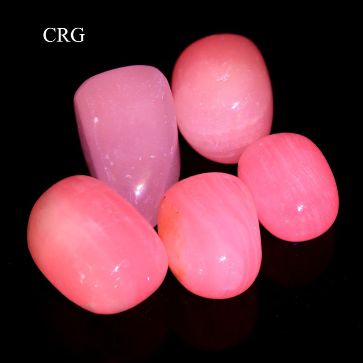 Pink Mangano Calcite Tumbled (1 Kilogram) Size 1 to 2 Inches Bulk Wholesale Lot Crystal Gemstone MineralsCrystal River Gems
