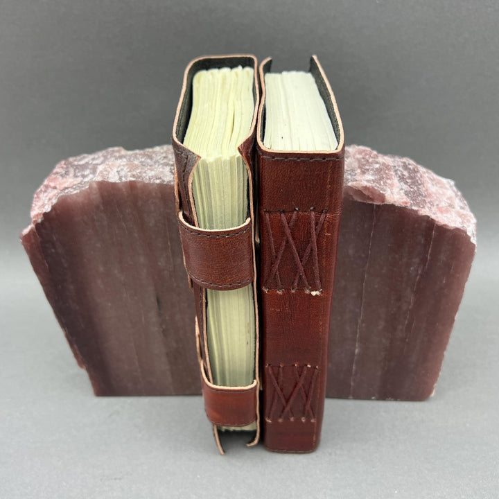 Polished Strawberry Quartz Bookends (4 - 8") AVG (1 Pair) Gemstone Home Decor Wholesale Crystal SupplyCrystal River Gems