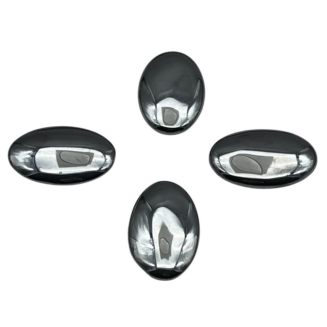 Polished Terahertz Palm StoneCrystal River Gems