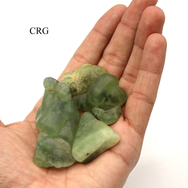 Prehnite Smooth Unpolished Freeforms (1 Pound) Size 1 to 2.25 Inches Bulk Wholesale Lot Crystal MineralsCrystal River Gems