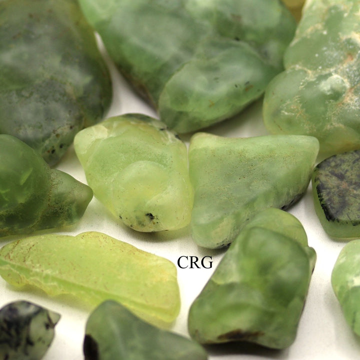 Prehnite Smooth Unpolished Freeforms (1 Pound) Size 1 to 2.25 Inches Bulk Wholesale Lot Crystal MineralsCrystal River Gems
