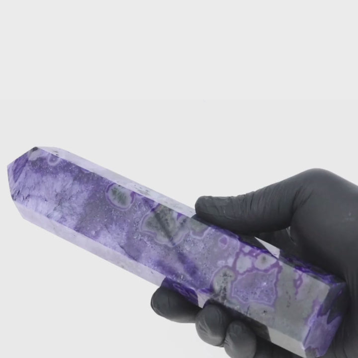 Purple Moss Agate Tower 1 Kilo Lot