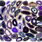 Purple Agate Slice (Size #0) (2 to 3 inches) Grade A Brazilian Agate Geode Slice Wholesale Crystals