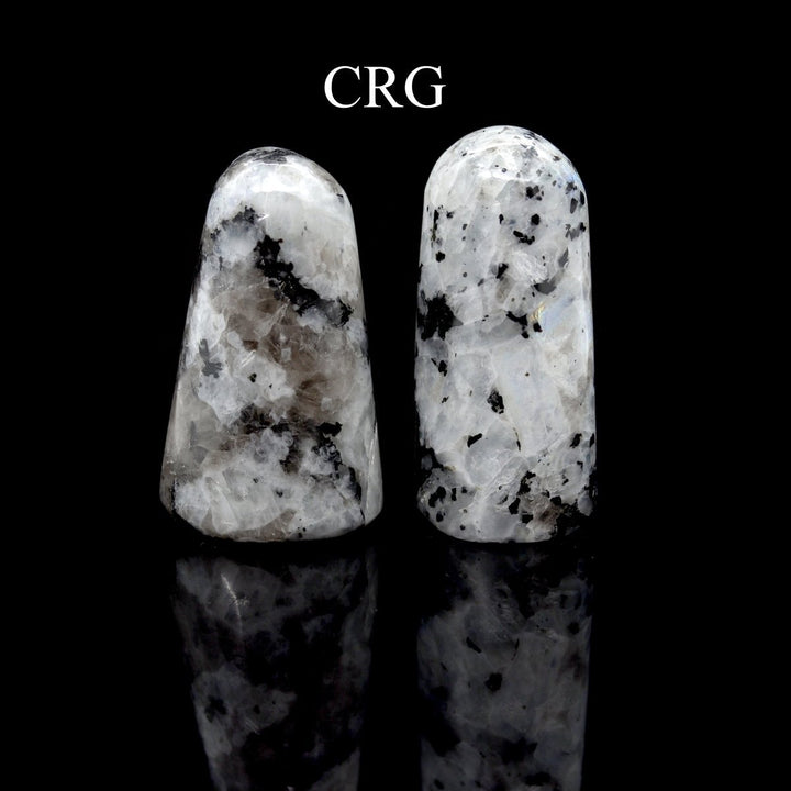 Rainbow Moonstone Freeform Boulder (1 Piece) Size 3 to 5 Inches Standing Crystal Gemstone DecorCrystal River Gems