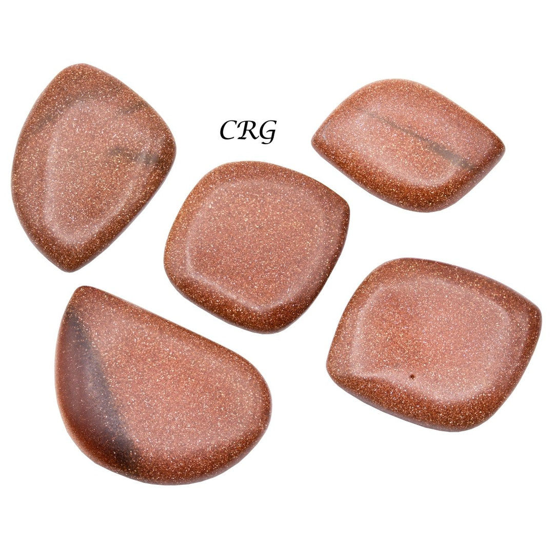 Red Goldstone Cabochons (75 Grams) Mixed Sizes Bulk Wholesale Lot Crystal Minerals