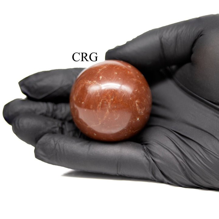 Red Jasper Sphere (40 - 50 mm) (1 Pc) Small Polished Crystal Gemstone BallCrystal River Gems