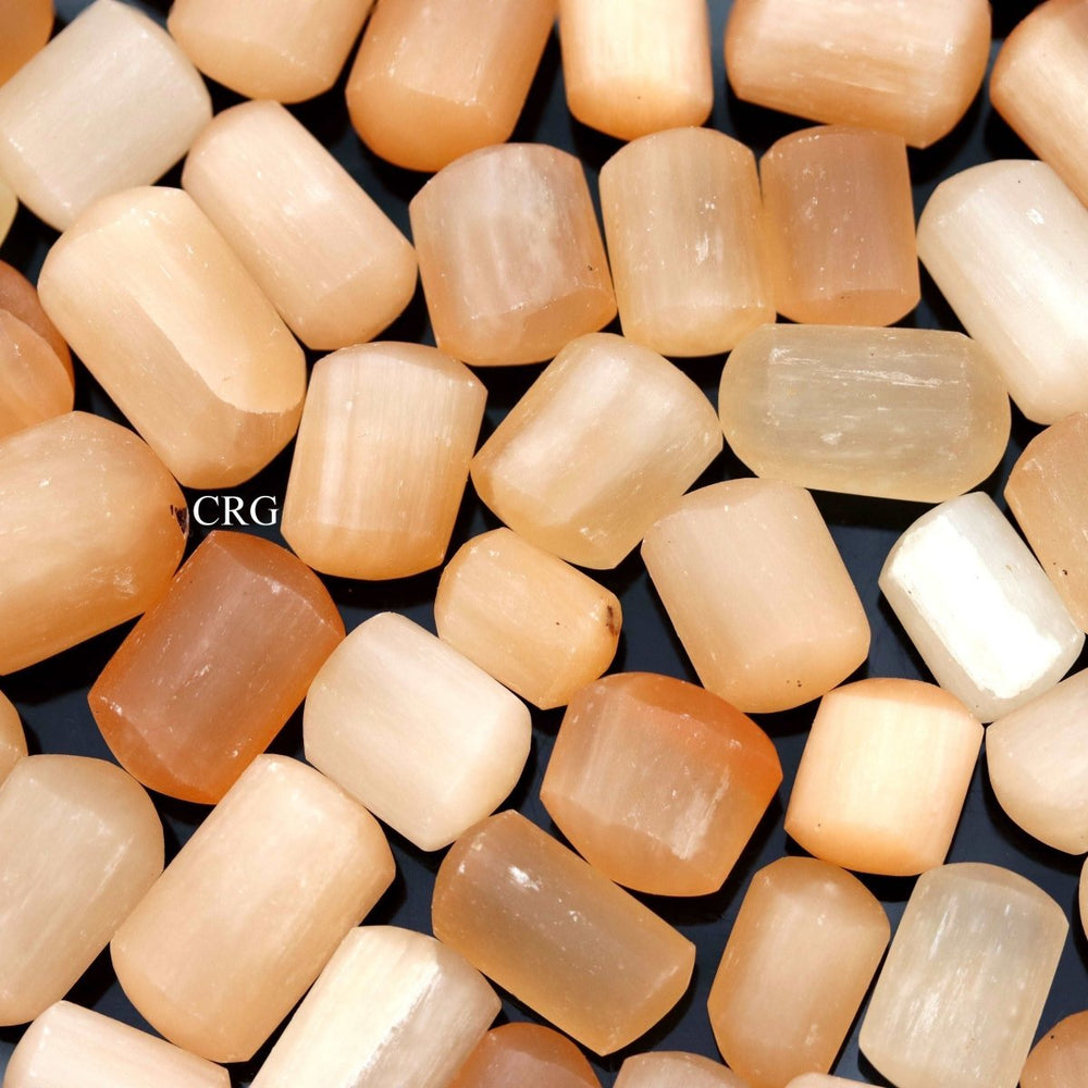 Red Selenite Hand - Carved (8 Ounces) Size 25 to 50 mm Smooth CrystalCrystal River Gems