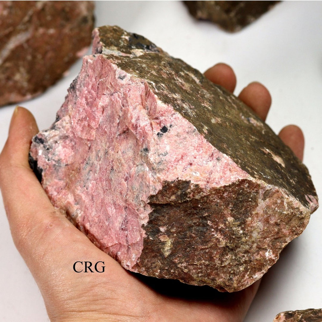 Rhodonite Rough (10 Kilograms) Size 10 to 20 cm Large Rough RockCrystal River Gems