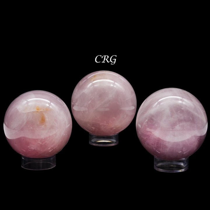Rose Quartz Spheres (1 Kilogram) Size 50 to 60 mm Bulk Wholesale Lot Crystal MineralsCrystal River Gems