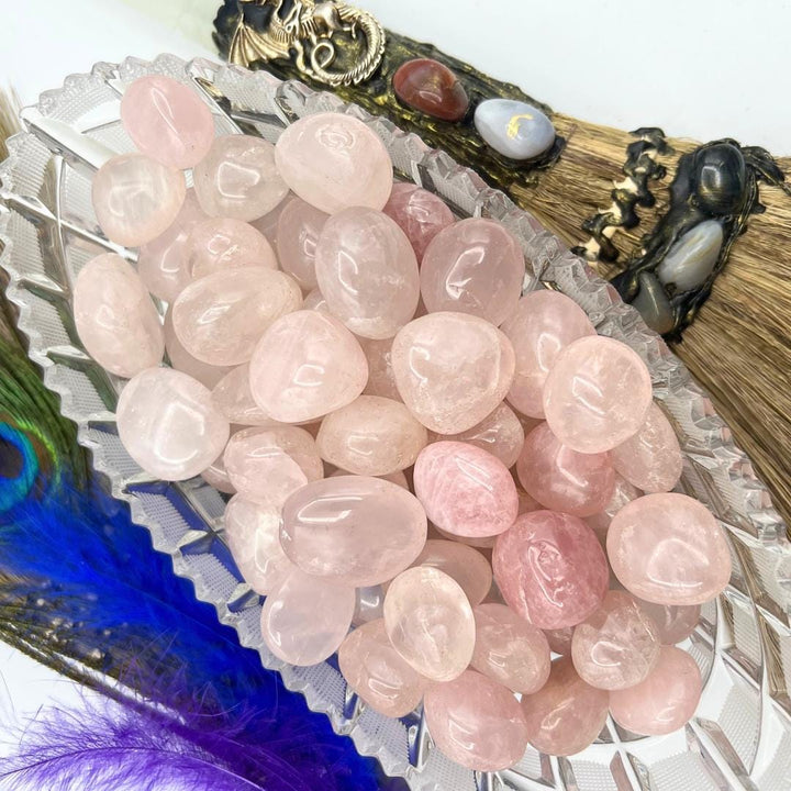 Rose Quartz Tumbled 20 to 40 mmCrystal River Gems