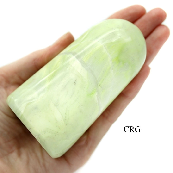 Serpentine Freeform Boulder (1 Piece) Size 3 to 5 Inches Standing Crystal Gemstone Home DecorCrystal River Gems