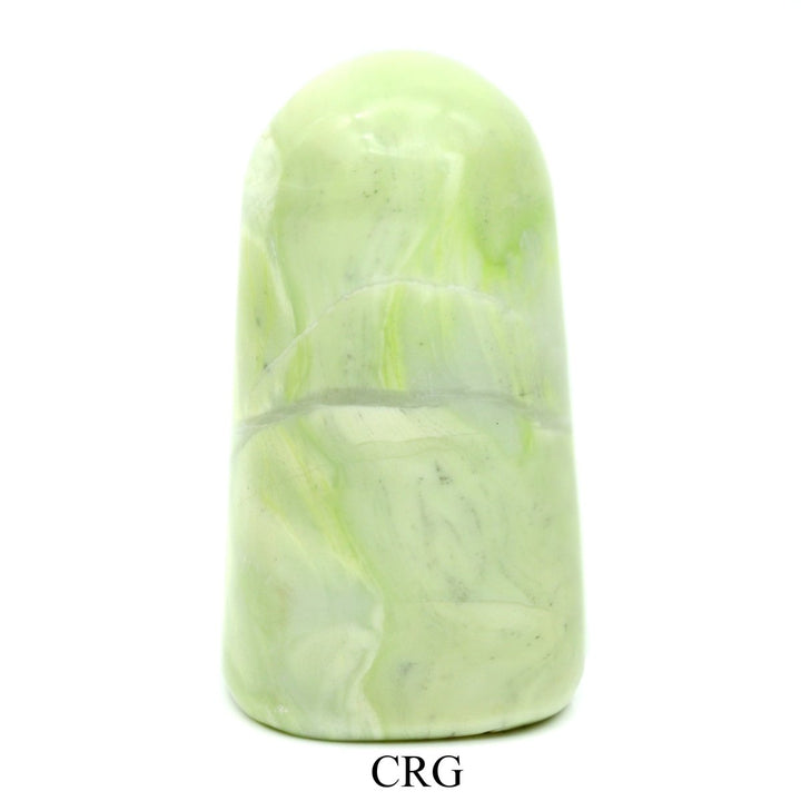 Serpentine Freeform Boulder (1 Piece) Size 3 to 5 Inches Standing Crystal Gemstone Home DecorCrystal River Gems